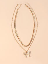 1set Butterfly Pendant Necklace Sai Feel